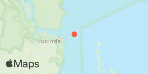 Lucinda Offshore Location