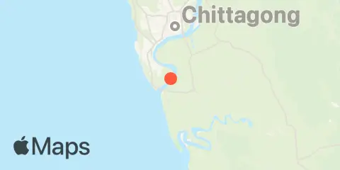 Localização de Chittagong