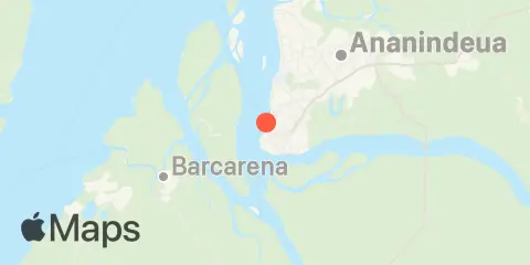 Placering af Belem USCGS