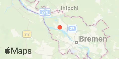 Bremen, Oslebshausen, Weser Location