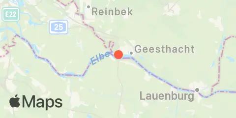 Geesthacht, Elbe, Wehr, Unterpegel Location