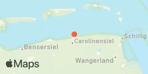 Harlesiel, Hafen Location