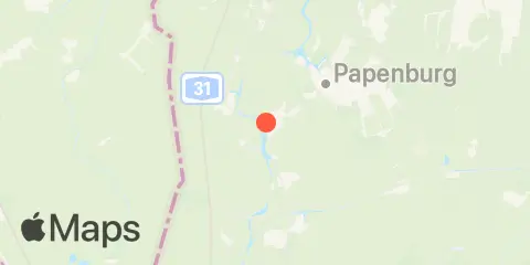 Herbrum, Ems, Hafendamm Location