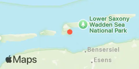 Langeoog, Hafeneinfahrt Location