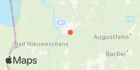 Leda-Sperrwerk, Unterpegel Location