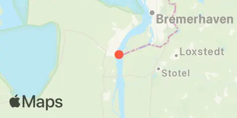 Nordenham, Weser, Unterfeuer Location
