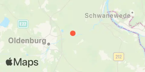 Reithörne, Hunte Location