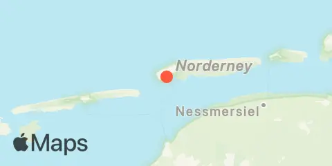 Norderney, Riffgat Location
