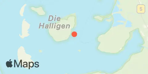 Pellworm, Anleger Location