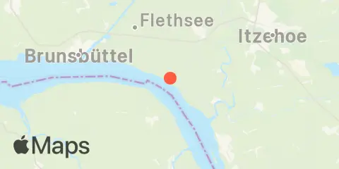 Brokdorf, Elbe Location