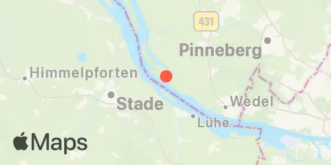 Hetlingen, Elbe Location