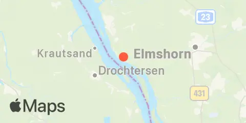 Kollmar, Kamperreihe, Elbe Location