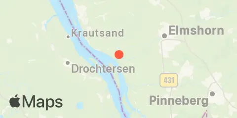 Krückau-Sperrwerk, Binnenpegel Location