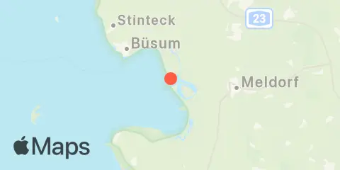 Meldorf, Sperrwerk, Außenpegel Location