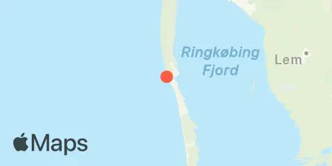 Hvide Sande kyst Location