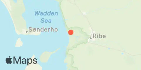 Ribe kammersluse Location