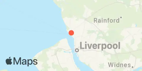 Liverpool Gladstone Dock Location