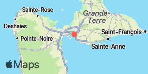 Pointe-a-Pitre, Guadeloupe Location