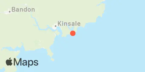 Locatie van Kinsale