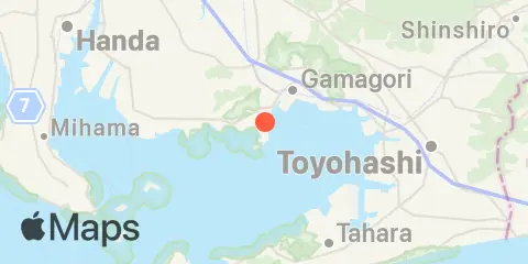 Katahara (形原) Location