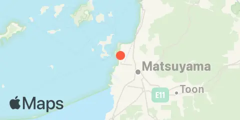 Plassering av Matsuyama (松山)