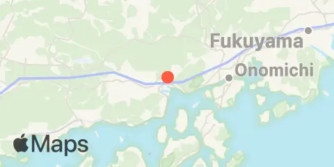 Placering af Itozaki (糸崎)