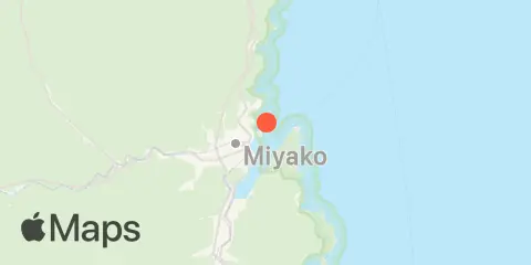 Placering af Miyako (宮古)