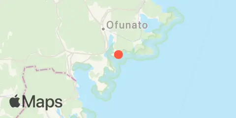 Placering af Ofunato (大船渡)