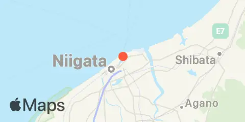Placering af Niigatanishiko (新潟西港)