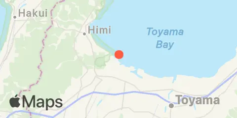 Fushikitoyama (伏木富山) Location