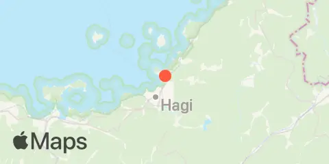Placering af Hagi (萩)