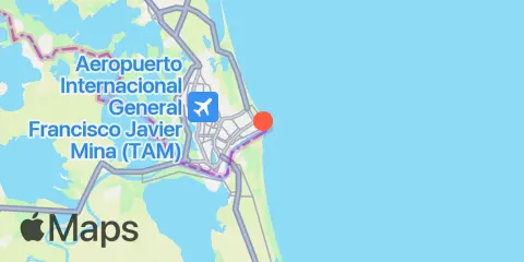 Madero, Tampico Harbor, Mexico Location