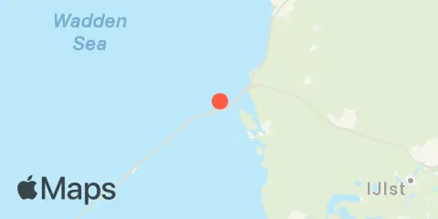 Kornwerderzand Waddenzee buitenhaven Location