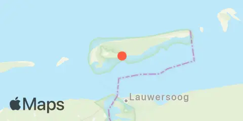 Schiermonnikoog, Waddenzee Location