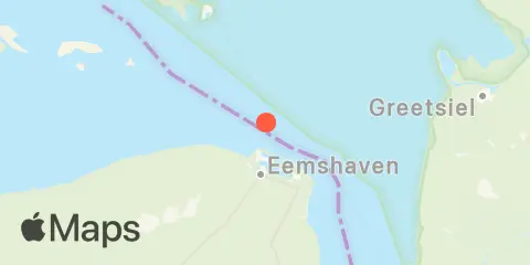 Eemshaven, Waddenzee Location