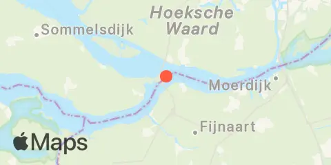 Willemstad, Hollandsch Diep Location
