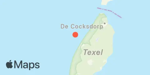 Texel, Noordzee Location