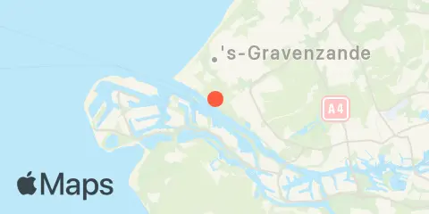 Hoek van Holland, Maeslantkering, Beneden, noord Location
