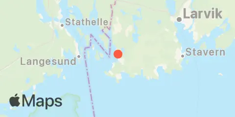 Helgeroa Location