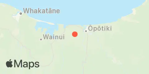 Ōpōtiki Wharf Location