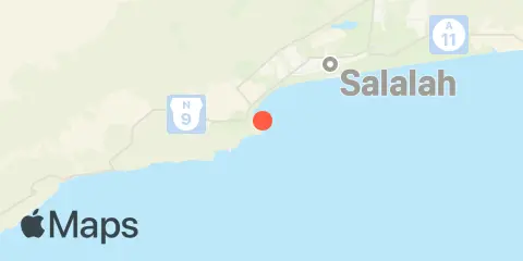 Localização de Salalah