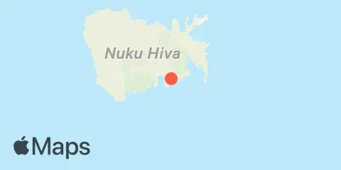 Nuku Hiva 的位置