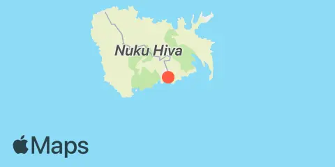 Taio Hae Bay, Nuku Hiva Island Location
