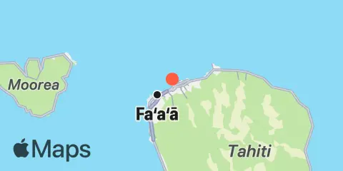 Papeete Harbor, Fare Ute Point Location