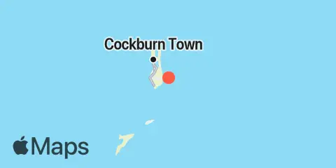 Hawks Nest Anchorage, Turks Islands Location