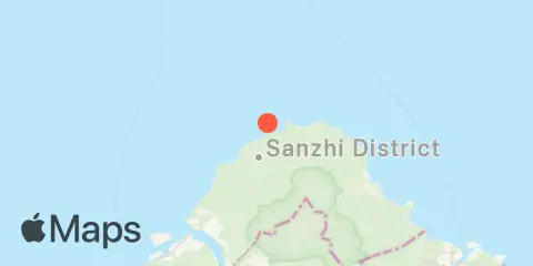 Linshanbi (麟山鼻) Location