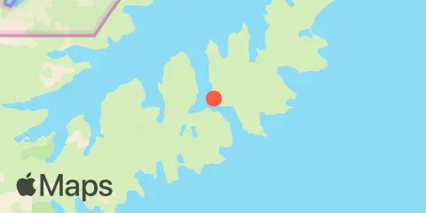 Udagak Strait Location