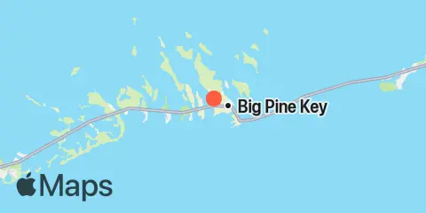 Big Pine Key, Pine Channel Bridge, South Side Location