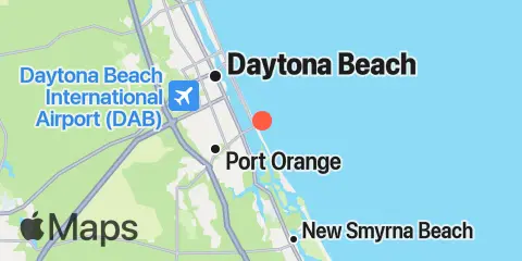 Daytona Beach Shores Location