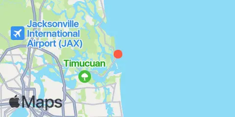 Little Talbot Island Location